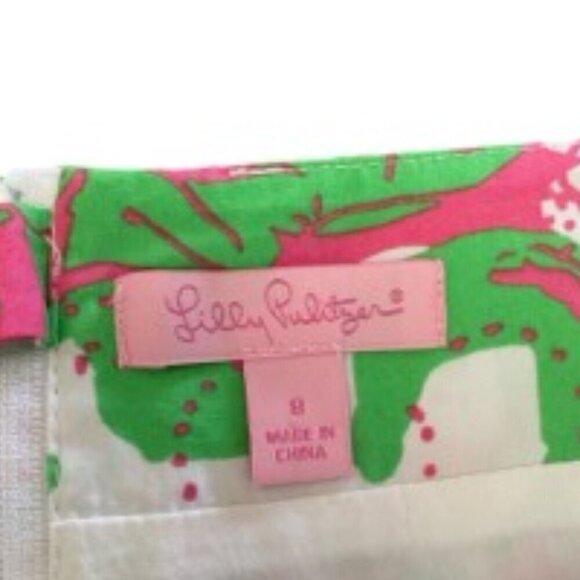 Lilly Pulitzer Forgot My Trunks Marigold Skort 8 - Picture 2 of 4